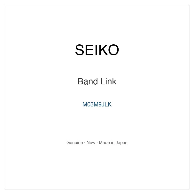 SEIKO M03M9JLK Band Link for SBTQ043 and More Models