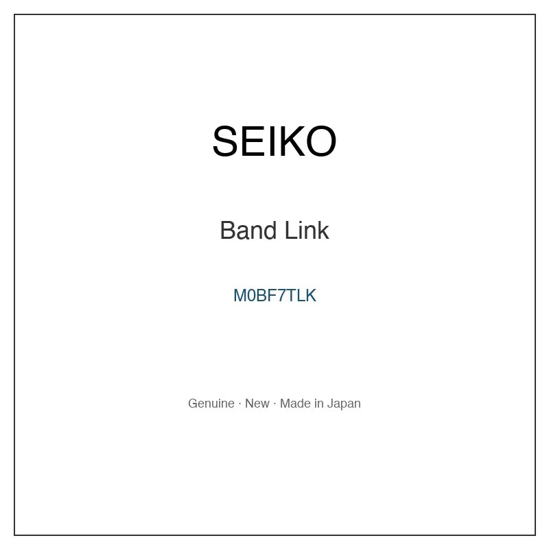SEIKO M0BF7TLK Band Link for SBPX101 SBPX101J SBPX103 SBPX103J SBPX107 and More Models