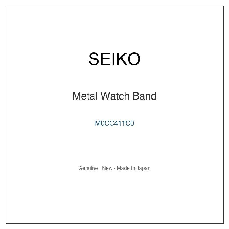SEIKO M0CC411C0 Metal Watch Band for SKA530P1 SKA735P1 SKA737P1 SKA757P1 SNAF06J1 and More Models