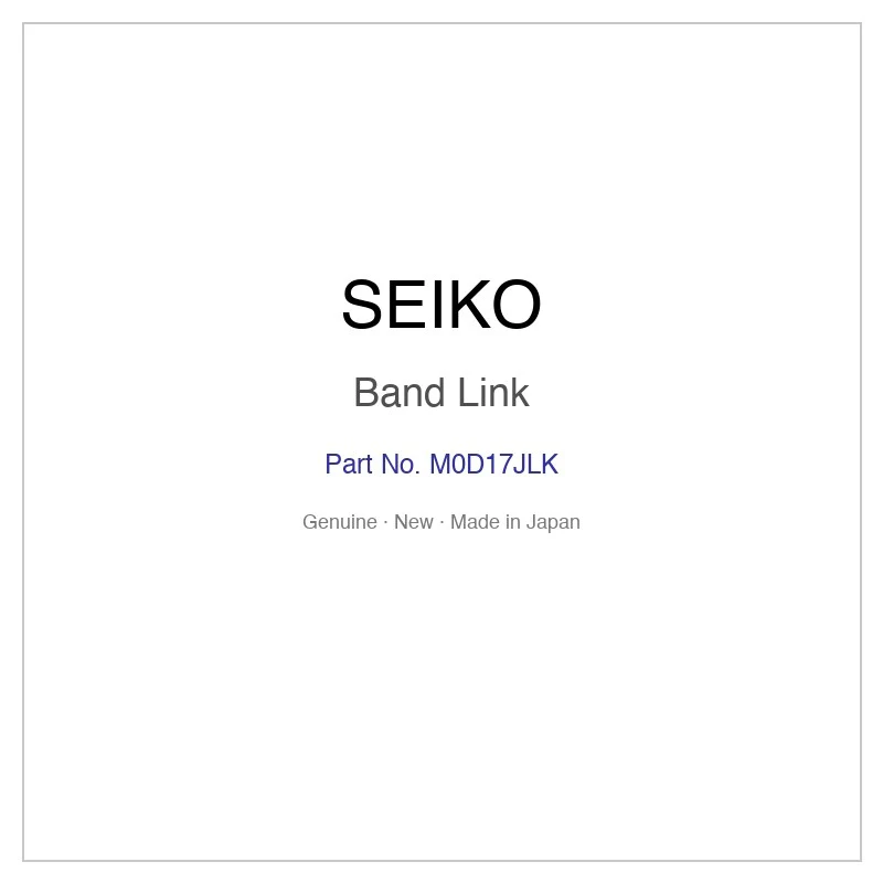 SEIKO M0D17JLK Band Link for SNE887P1 SNE889P1 SNE890P1 SRBV005 SRBV007 and More Models