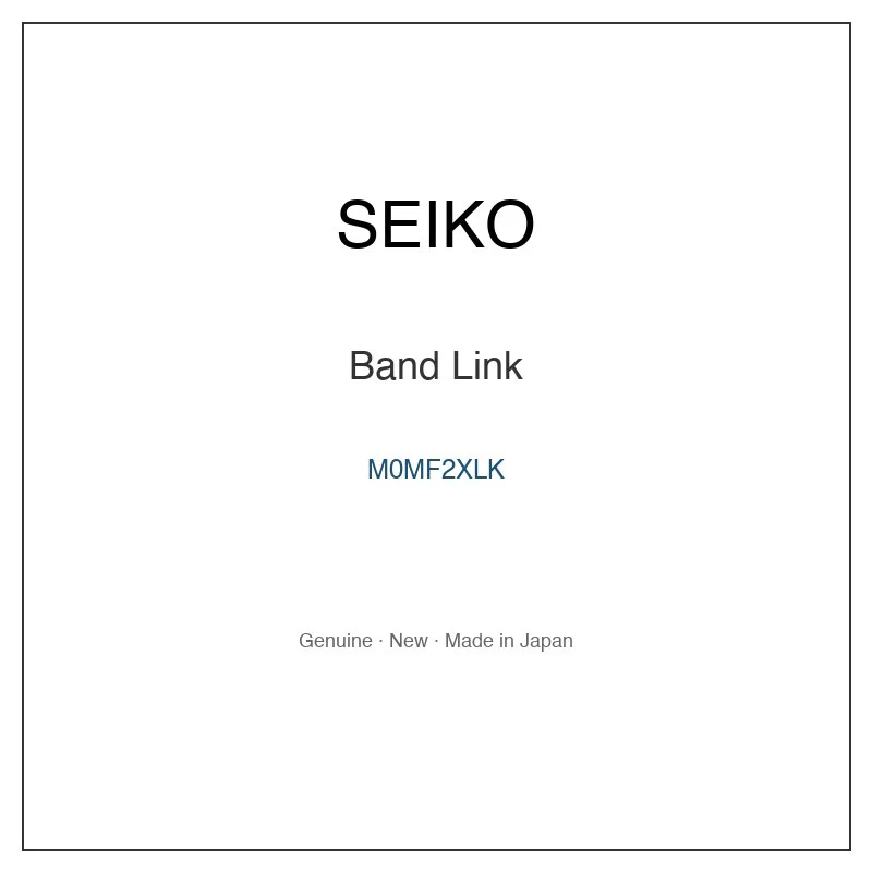 SEIKO M0MF2XLK Band Link for SWFA153 SWFA153J SWFA165 SWFA165J SWFA179 and More Models
