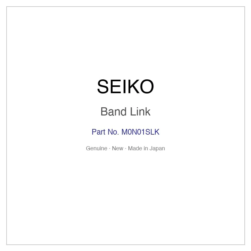 SEIKO M0N01SLK Band Link for SSVE078 SSVE078J SSVW022 SSVW084 SSVW084J and More Models