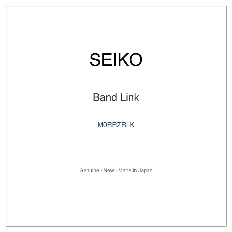 SEIKO M0RRZRLK Band Link for SRP872J1 SSA838J1 SSA846J1 SSA890J1 SSA890JC and More Models