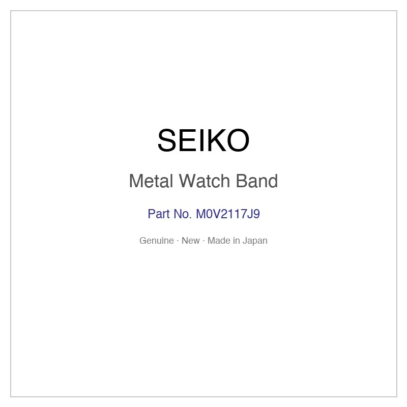 SEIKO M0V2117J9 Metal Watch Band for SUT213P9 SUT213PX and More Models