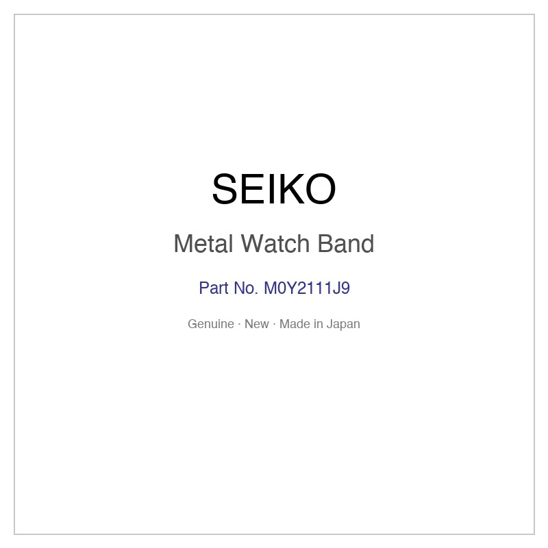 SEIKO M0Y2111J9 Metal Watch Band for SUR143P9 SUR145P9 and More Models