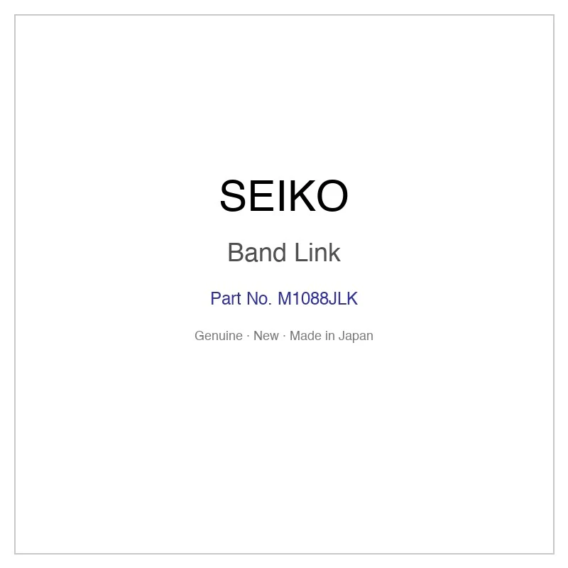 SEIKO M1088JLK Band Link for SSEH007 SWR111P1 and More Models