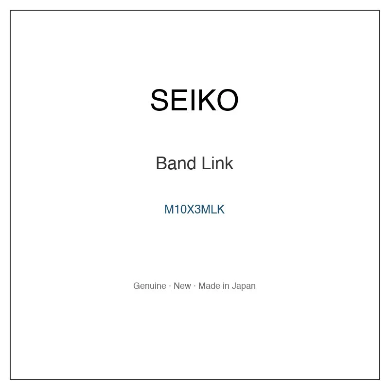SEIKO M10X3MLK Band Link for SBTM333 SBTM333J and More Models