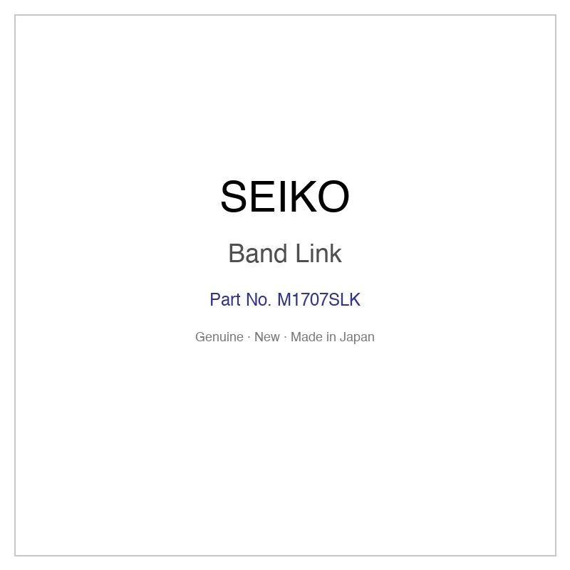 SEIKO M1707SLK Band Link for SSQV058 SSQV058J and More Models
