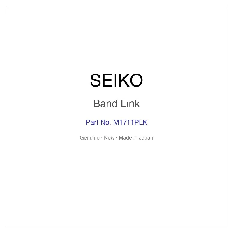 SEIKO M1711PLK Band Link for SSVW128 SSVW128J and More Models