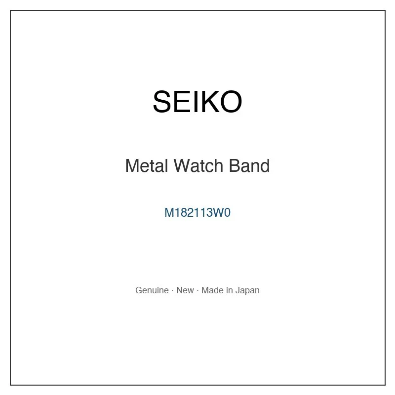 SEIKO M182113W0 Metal Watch Band for SBXC023 SBXC077 SBXC079 SBXC083 SSH023J1 and More Models