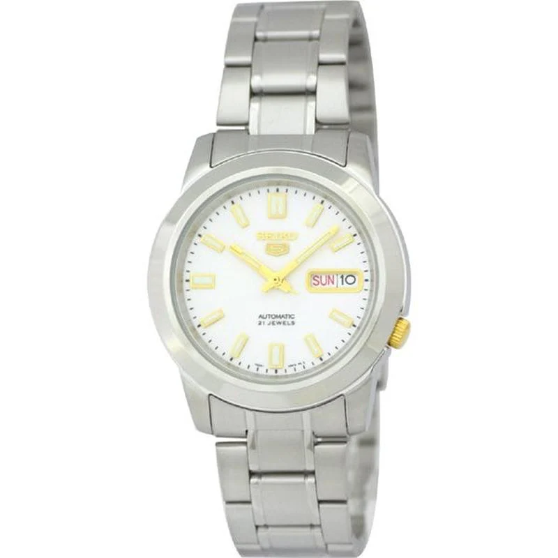 Seiko Men's Seiko 5 SS Bracelet Watch SNKK07K1 - Parallel Import with 1-Year Warranty