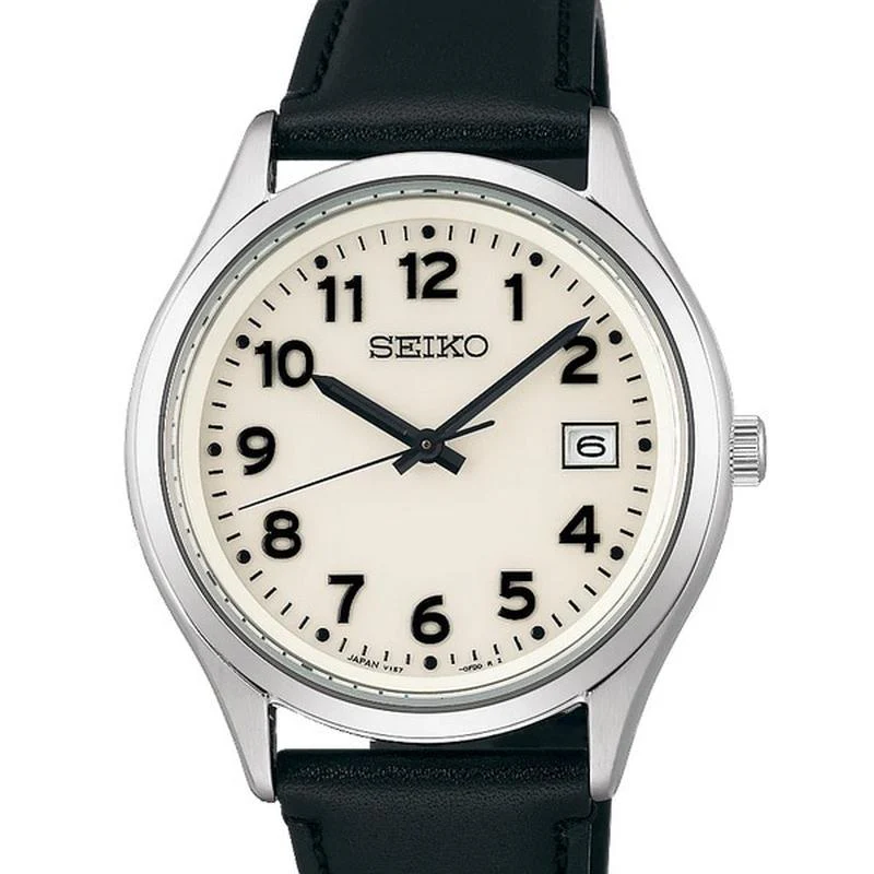 Seiko Men's SEIKO SELECTION S-Series Solar with Leather Band SBPX157/SBPX157J - Image 2