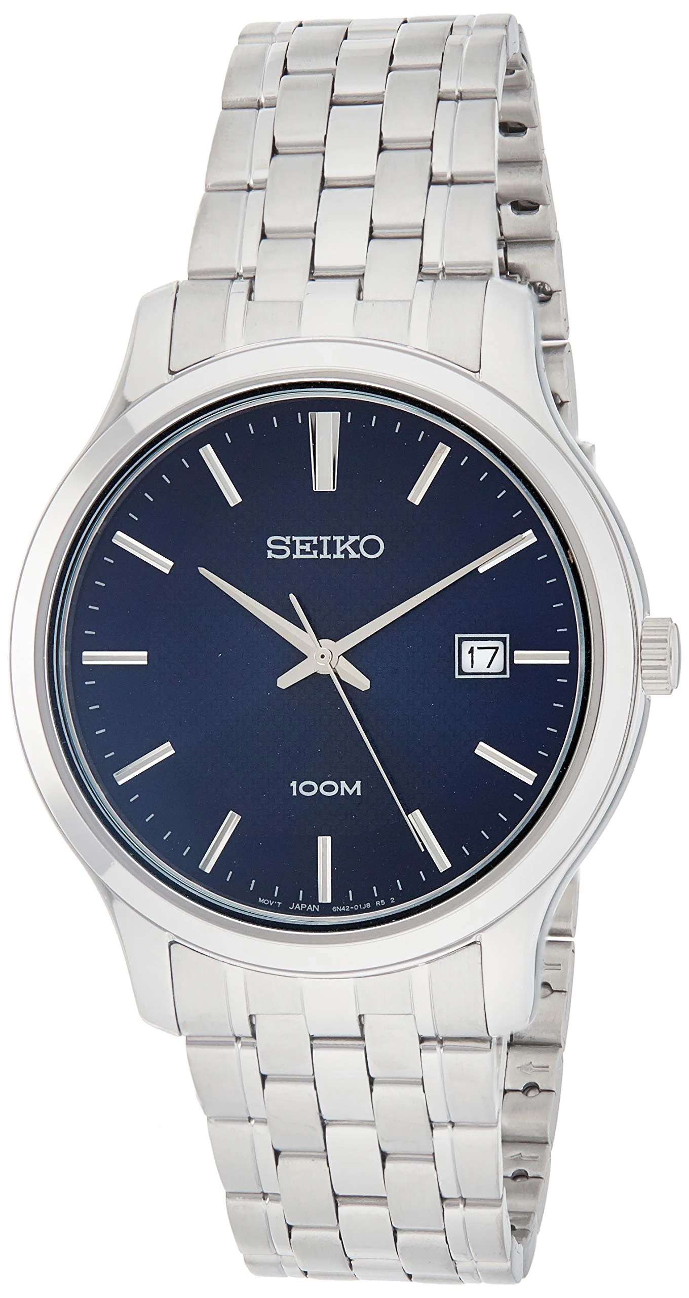SEIKO Neo Classic SUR291P1 Blue Dial Quartz Watch