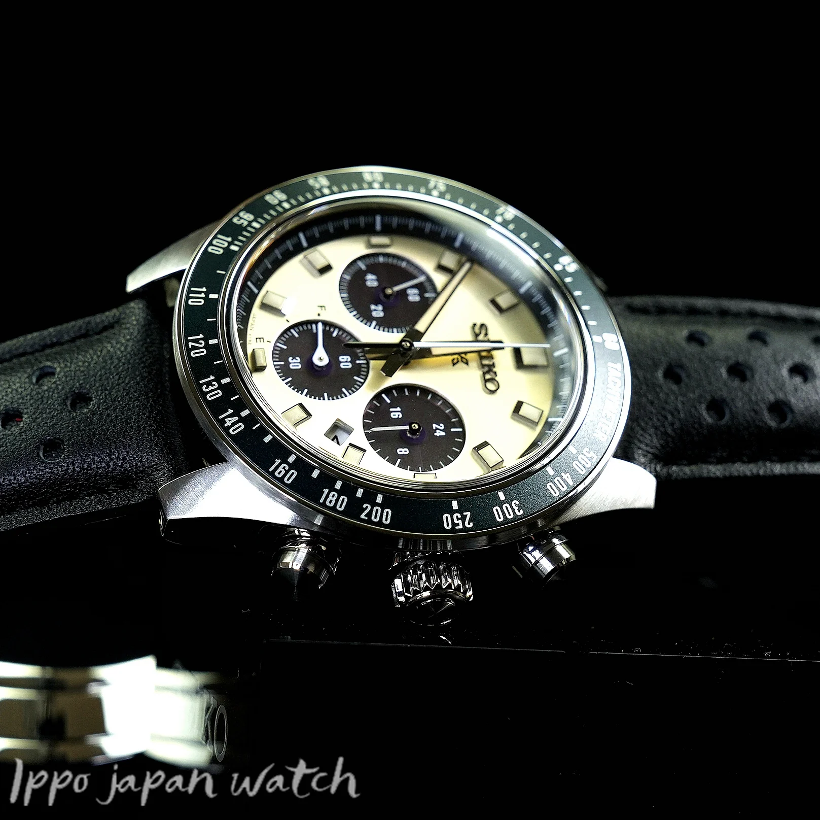 Seiko PROSPEX SPEEDTIMER SBDL115/SSC943P1/SSC943 solar leather strap made in japan watch - Image 5