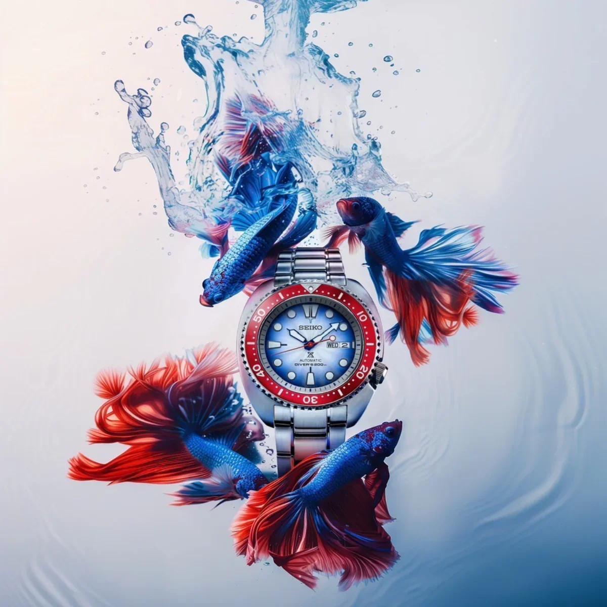 IPPO JAPAN WATCH SRPL17K1 Seiko Prospex Siamese Fighting Fish Limited Edition - Image 2
