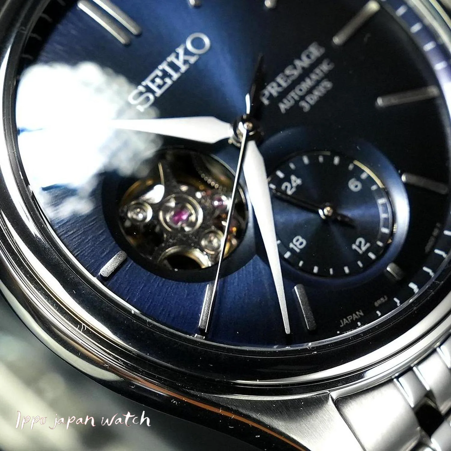 SEIKO SARJ011/SPB527J1 SEIKO Presage Mechanical Automatic Watch - Exclusive Indigo Edition with Hand-Winding Feature - Image 6