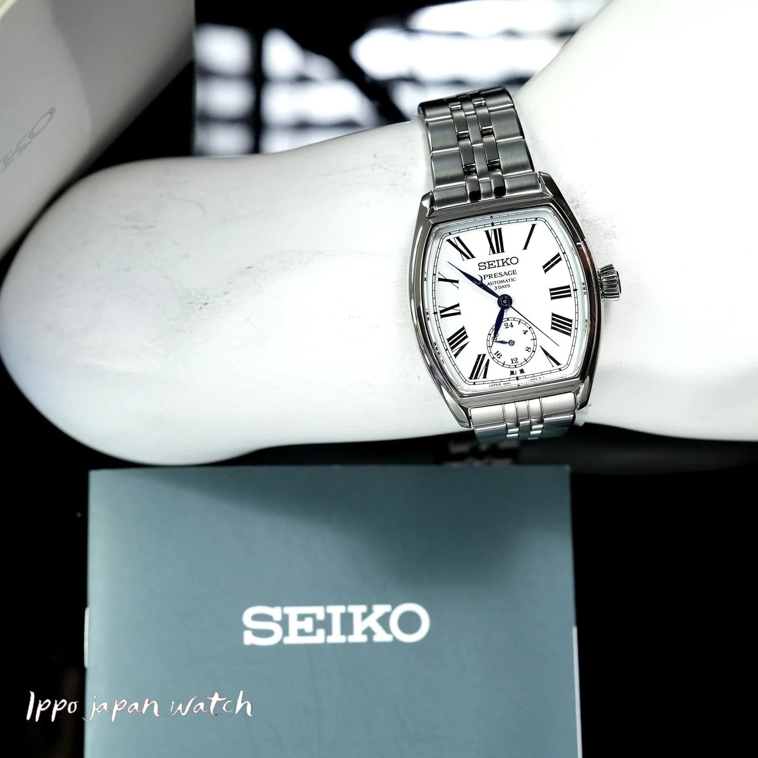 SEIKO SART013/SPB537 Mechanical Automatic Watch Elegant White Dial Power Reserve Indicator Limited Edition - Image 5