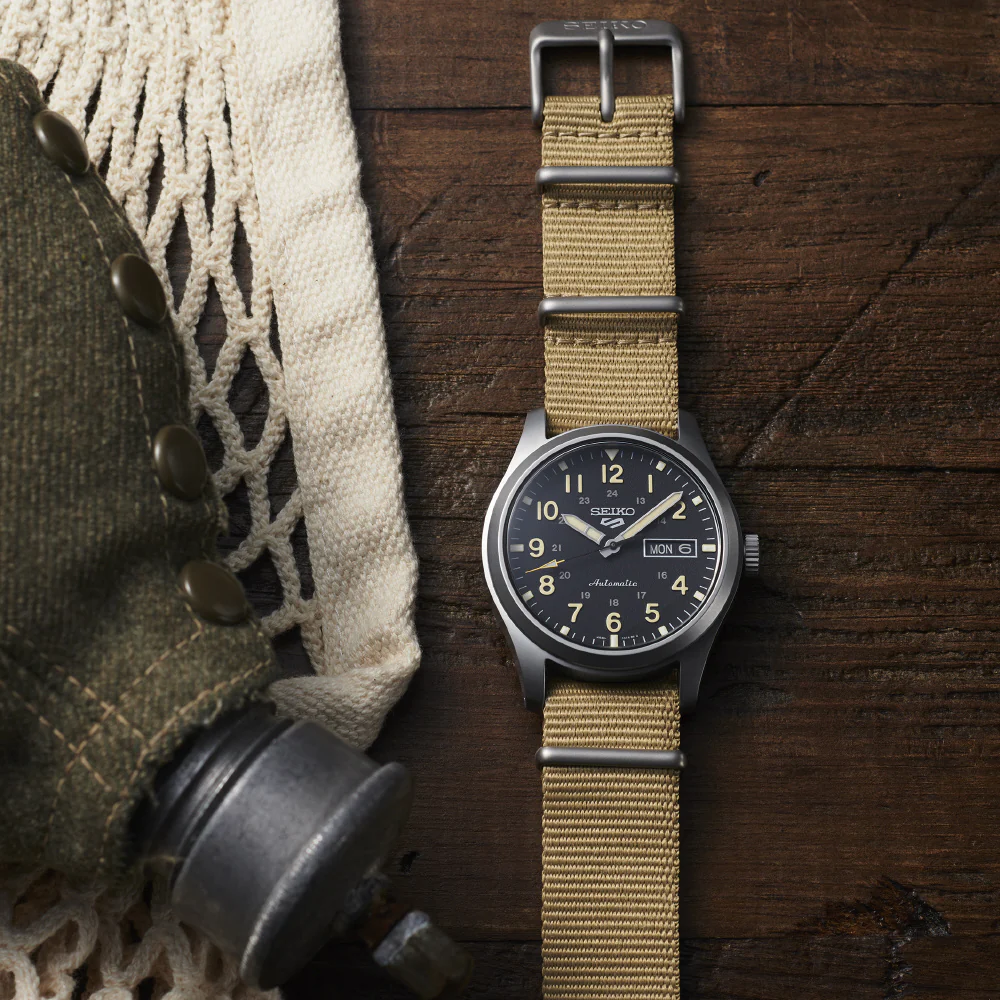 SEIKO SBSA117 Automatic Mechanical Watch with Field Sports Style Durable Design Water Resistant Stainless Steel - Image 2
