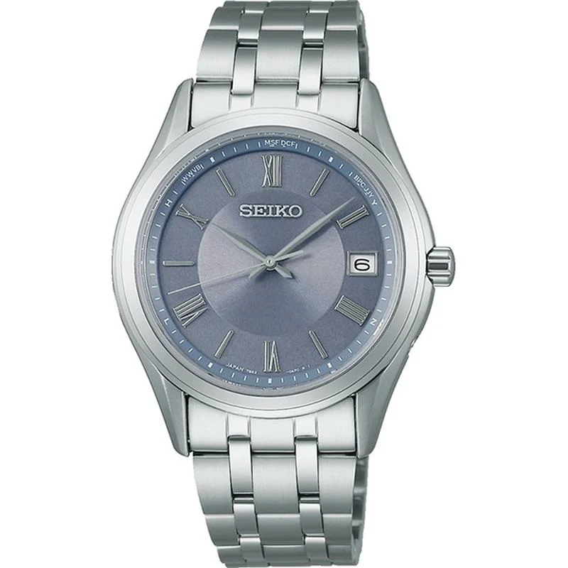 Seiko SBTM359 Eco-Drive Radio-controlled Blue Grey Dial Sports Watch 2025.7 release