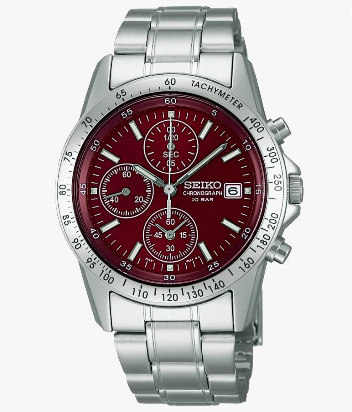 SEIKO SBTQ045 Solar Powered Elegant Design Stainless Steel Case Sapphire Crystal - Image 3