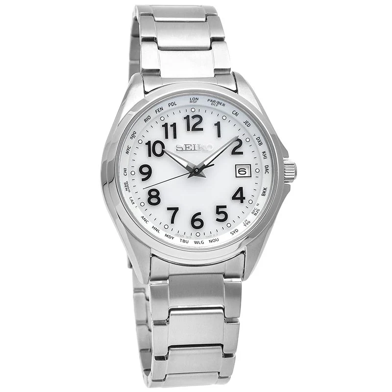 Seiko Selection SBTM327 Titanium Men's solar Quartz watch