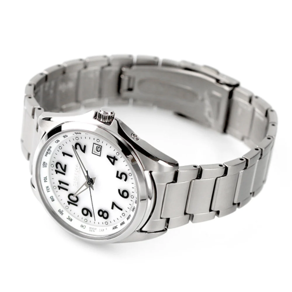 Seiko Selection SBTM327 Titanium Men's solar Quartz watch - Image 5