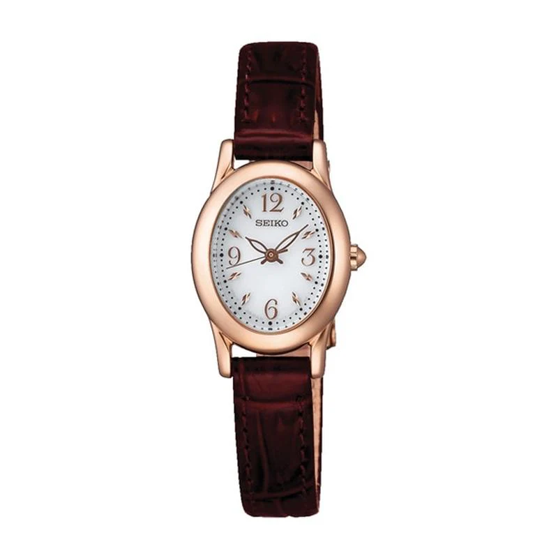 SEIKO Selection SWFA148/SWFA148J solar Leather waterproof watch - Image 6