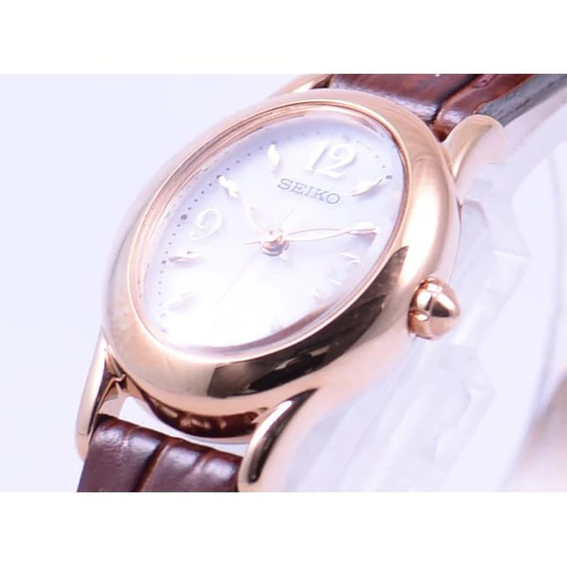 SEIKO Selection SWFA148/SWFA148J solar Leather waterproof watch - Image 7