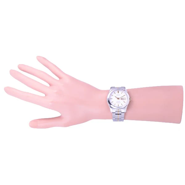 SEIKO SGG719P1 Men's Q Combi Bracelet Water Resistant 10 ATM Scratch Resistant Glass Elegant Design Watch - Image 6