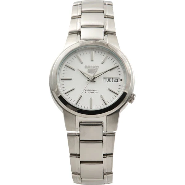 SEIKO SNKA01K1 Men's Automatic Watch with Durable Stainless Steel Case, Elegant Black Dial, Water Resistant Design, and Reliable Seiko 5 Movement