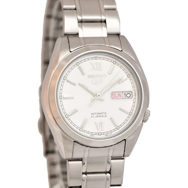 SEIKO SNKL51K1 Seiko 5 Automatic Silver - Stylish Men's Watch with Day-Date Function and Durable Design