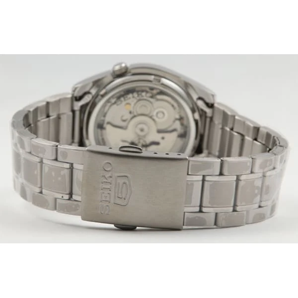 SEIKO SNKL55K1 Automatic Movement Black Dial Stainless Steel Bracelet Men's Watch Classic Design Water Resistant - Image 5