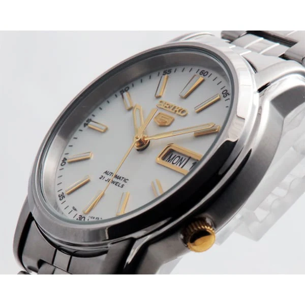 SEIKO SNKL77K1 Men's 5 Automatic Movement Stainless Steel Bracelet Water Resistant Classic Watch - Image 2