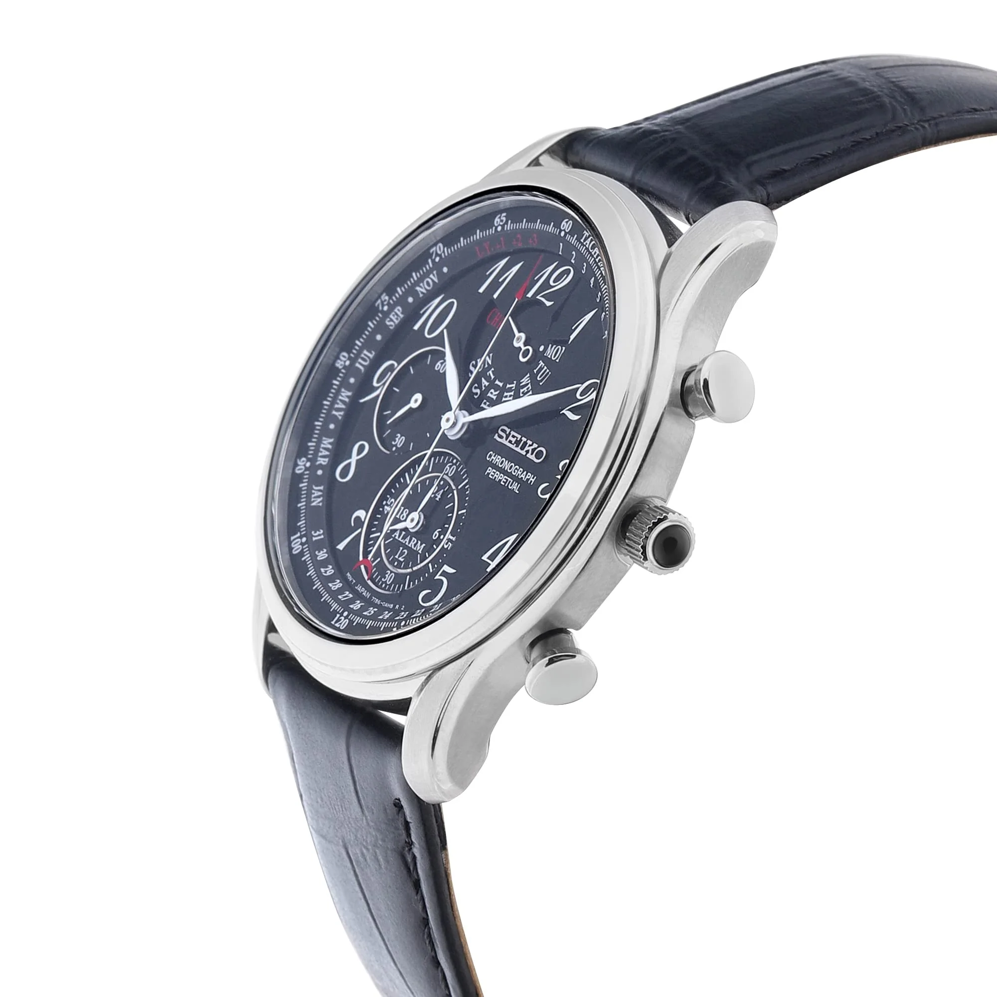SEIKO SPC255P1 Quartz Chronograph Perpetual Calendar Men's Watch - Image 2