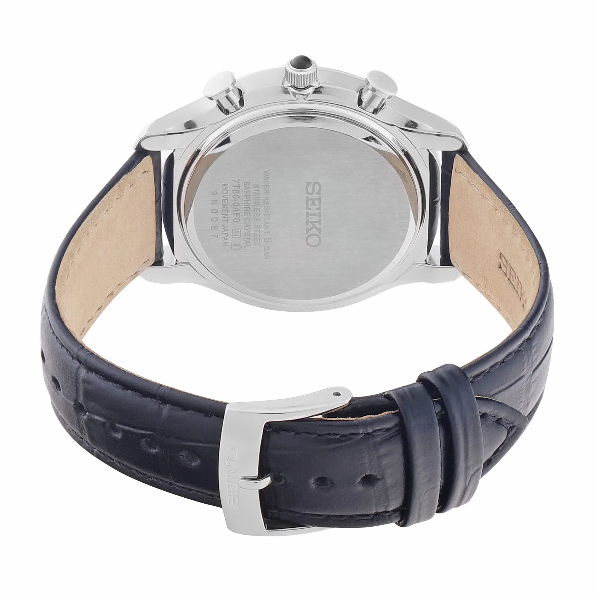 SEIKO SPC255P1 Quartz Chronograph Perpetual Calendar Men's Watch - Image 4