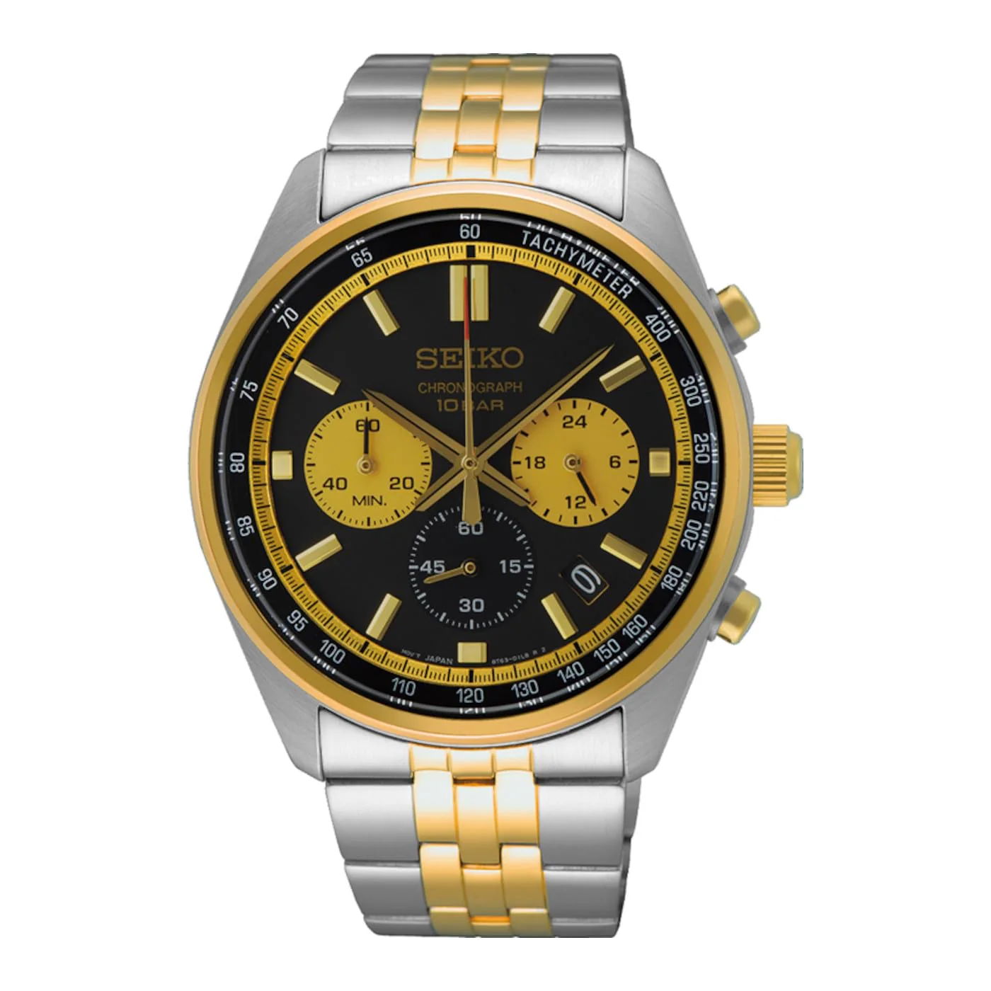 SEIKO SSB430P1 Two-Tone Chronograph Watch