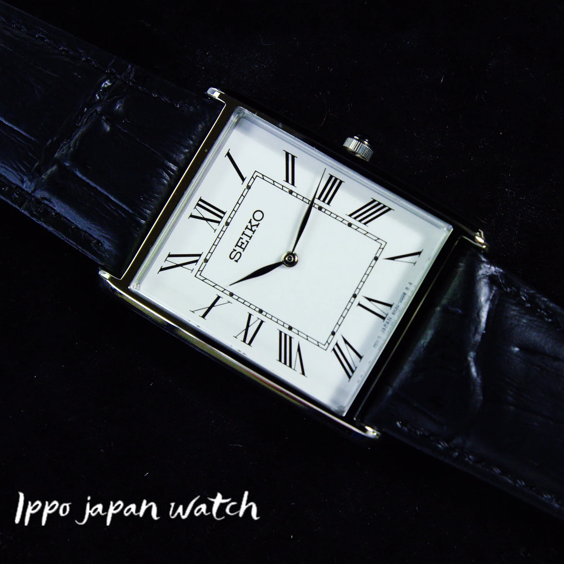 SEIKO SWR049 Essentials Steel 28.4 mm White Dial Rectangle Quartz Men's Watch - Image 5