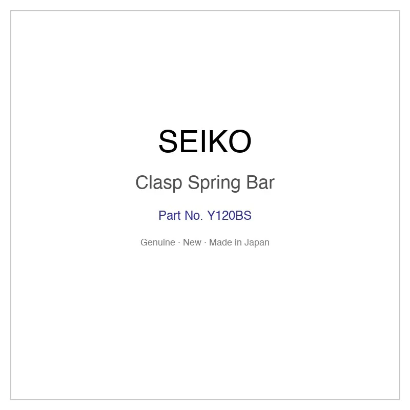 SEIKO Y120BS Clasp Spring Bar for SSDY005 SSDY007 SSDY008 and More Models