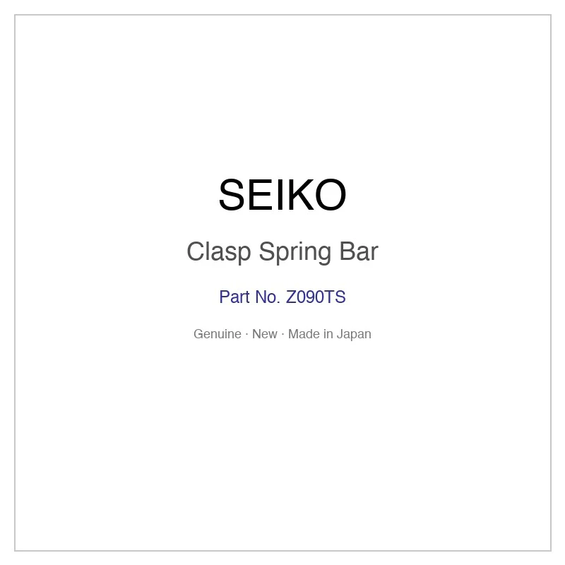 SEIKO Z090TS Clasp Spring Bar for STPR025 STPR026 STPR027 STPR028 SUP003P1 and More Models
