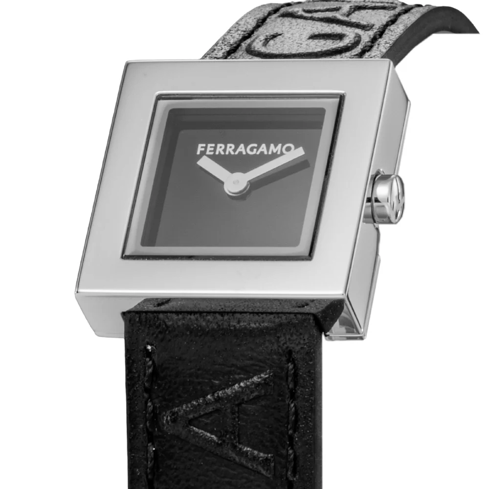 SFJT00125 Portrait Watch 2-Year Warranty Black Elegant Design Water Resistant Stylish Timepiece - Image 2