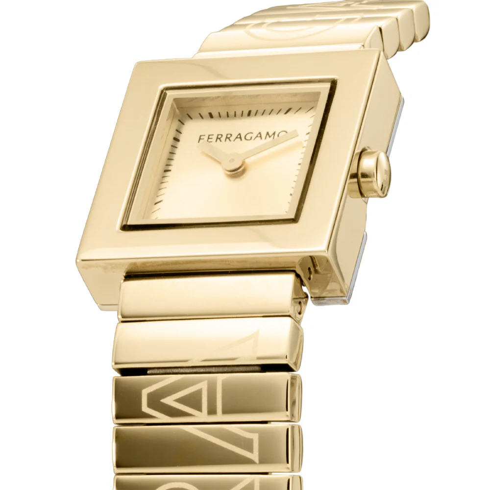 SFJT00525 Elegant Yellow Gold Portrait Watch 2-Year Warranty Water Resistant Classic Design - Image 2