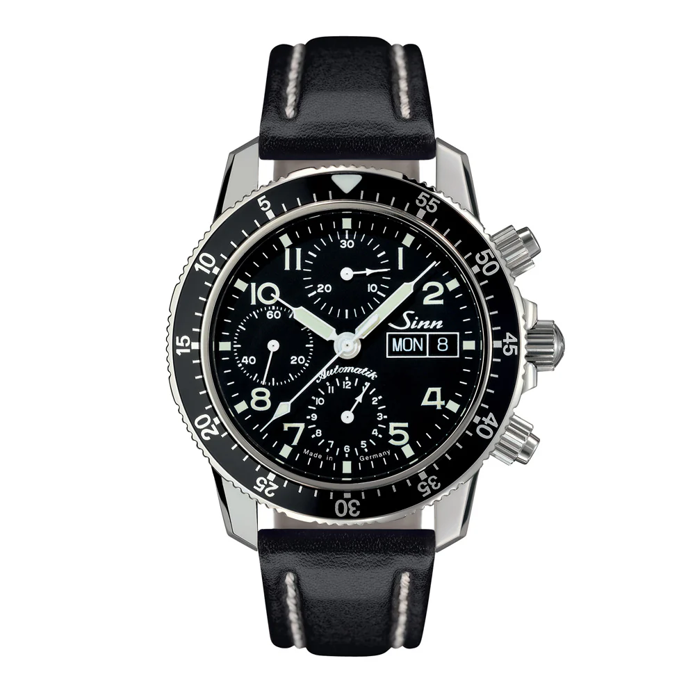 Sinn 103.B.SA.AUTO Pilot Chronograph Watch with Superior Visibility and Precision Timing - Image 2