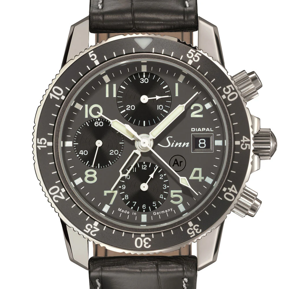 Sinn 103.B.SA.DIAPAL Pilot Chronograph Watch with Diapal Technology and Water Resistance - Image 3