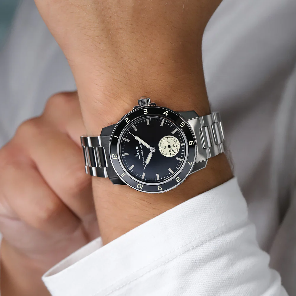 Sinn Pilot 104 Small Second Ceramic Bezel Watch - Classic Design & High Durability - Image 5