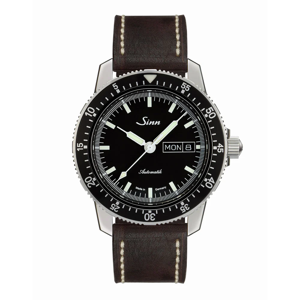 Sinn 104 Series 104.ST.SA Pilot's Watch with Rotating Bezel and Water Resistance