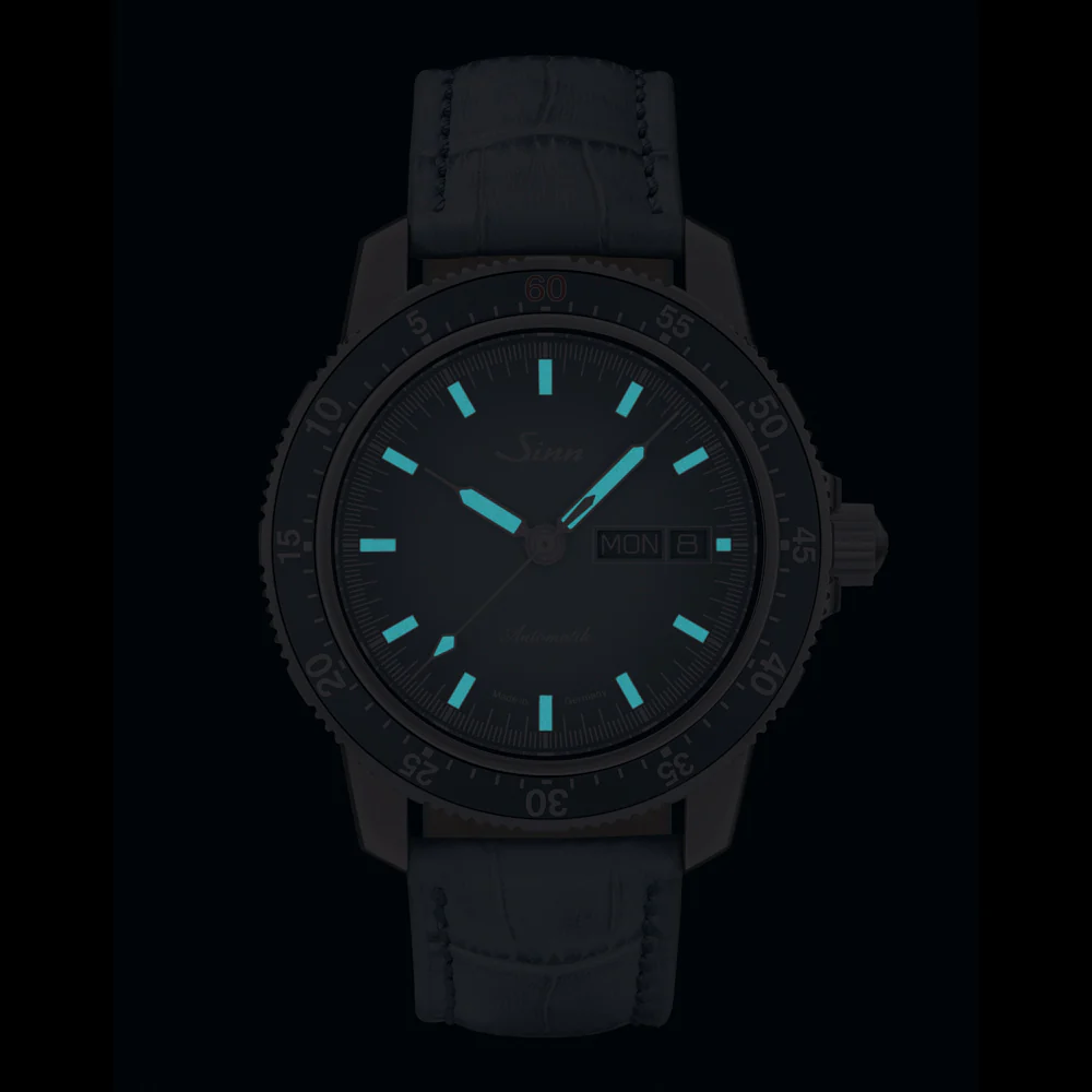 Sinn 60th Anniversary Limited Edition 104.ST.SA.I.WOS Blue Dial Rotating Bezel Watch - Image 3