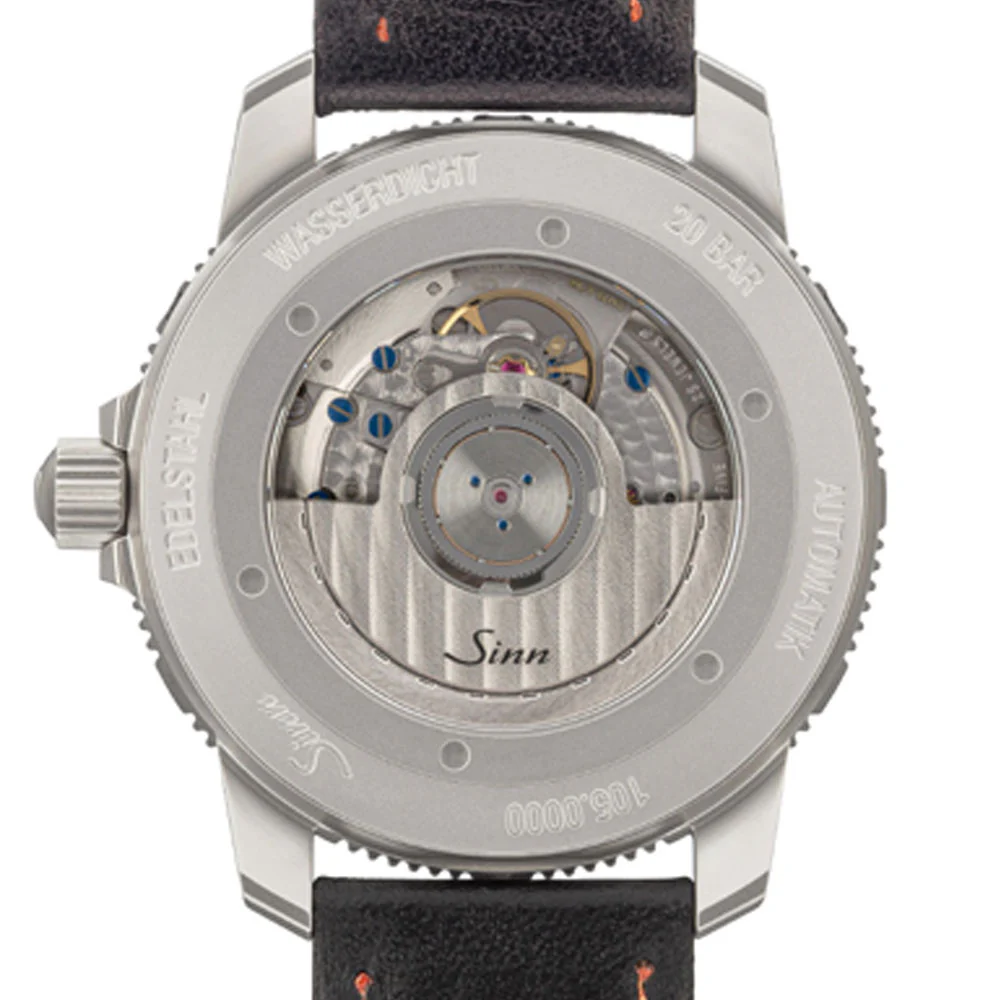 Sinn 105 Series 105.ST.SA.UTC.W UTC Function, Scratch-Resistant Black Bezel Sports Watch - Image 6