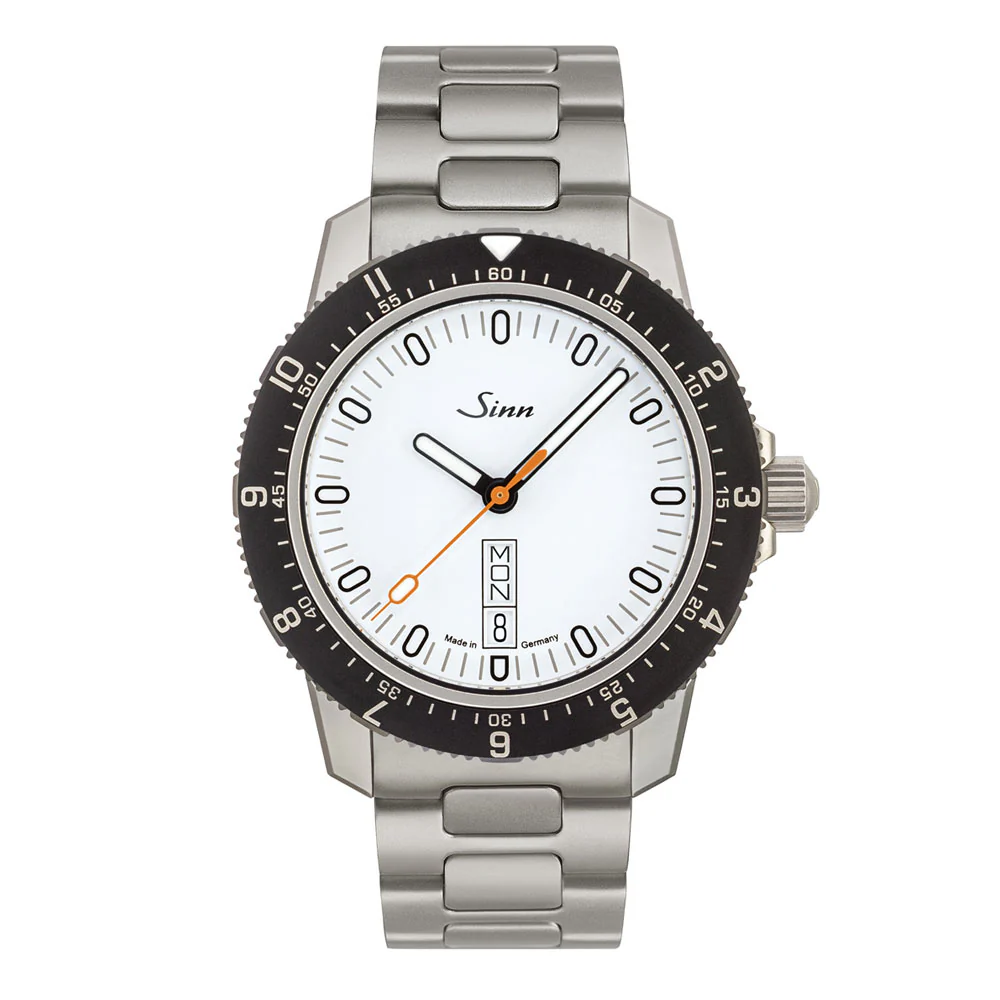 Sinn 105.ST.SA.W Modern Sports Watch with Multi-Function Bezel and Scratch-Resistant Coating - Image 2