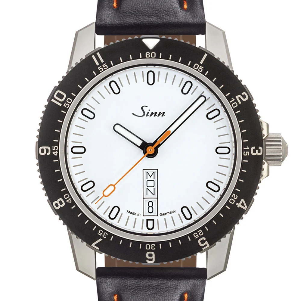 Sinn 105.ST.SA.W Modern Sports Watch with Multi-Function Bezel and Scratch-Resistant Coating - Image 4