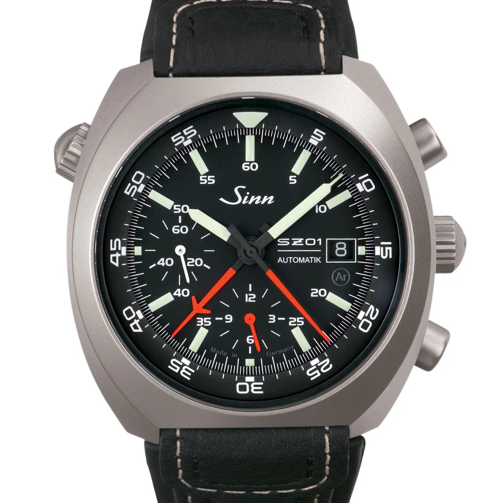 Sinn 140.ST Classic Pilot's Watch with Chronograph and Water Resistance - Image 3